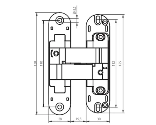 Cкрытая петля Morelli HH-18