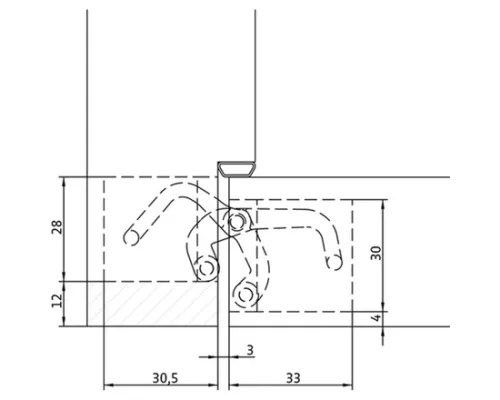 Cкрытая петля Morelli HH-18