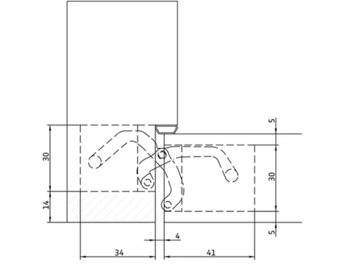 Cкрытая петля Morelli HH-6